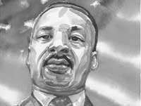Martin Luther King Jr. drawing